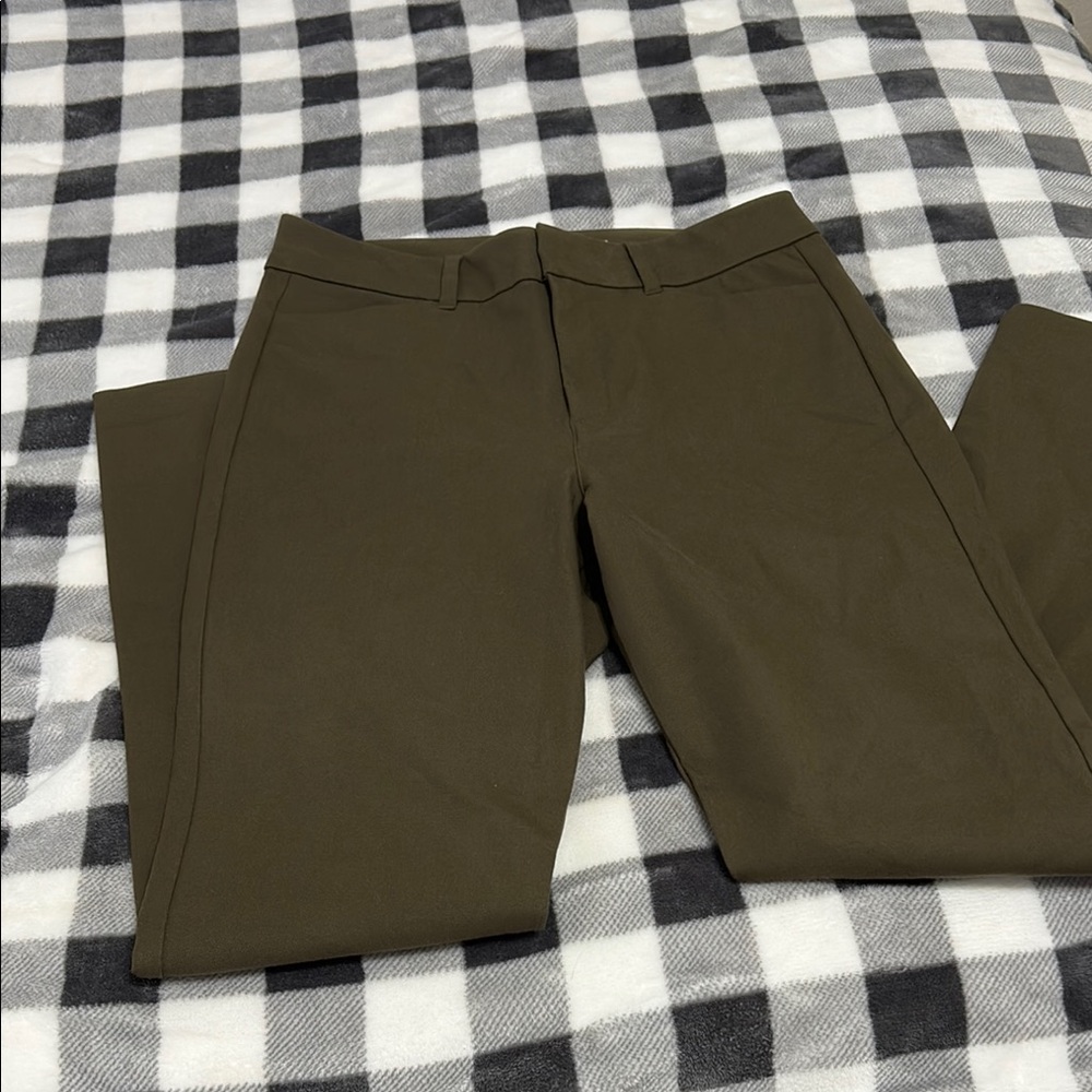 Pixie Women Olive Green Pants